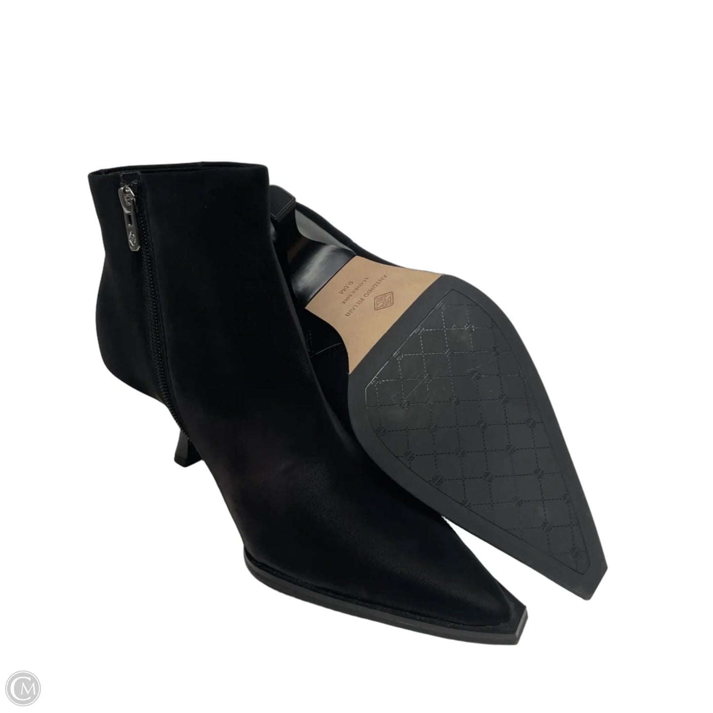 Boots Ankle Heels By Antonio Melani In Black, Size: 9.5