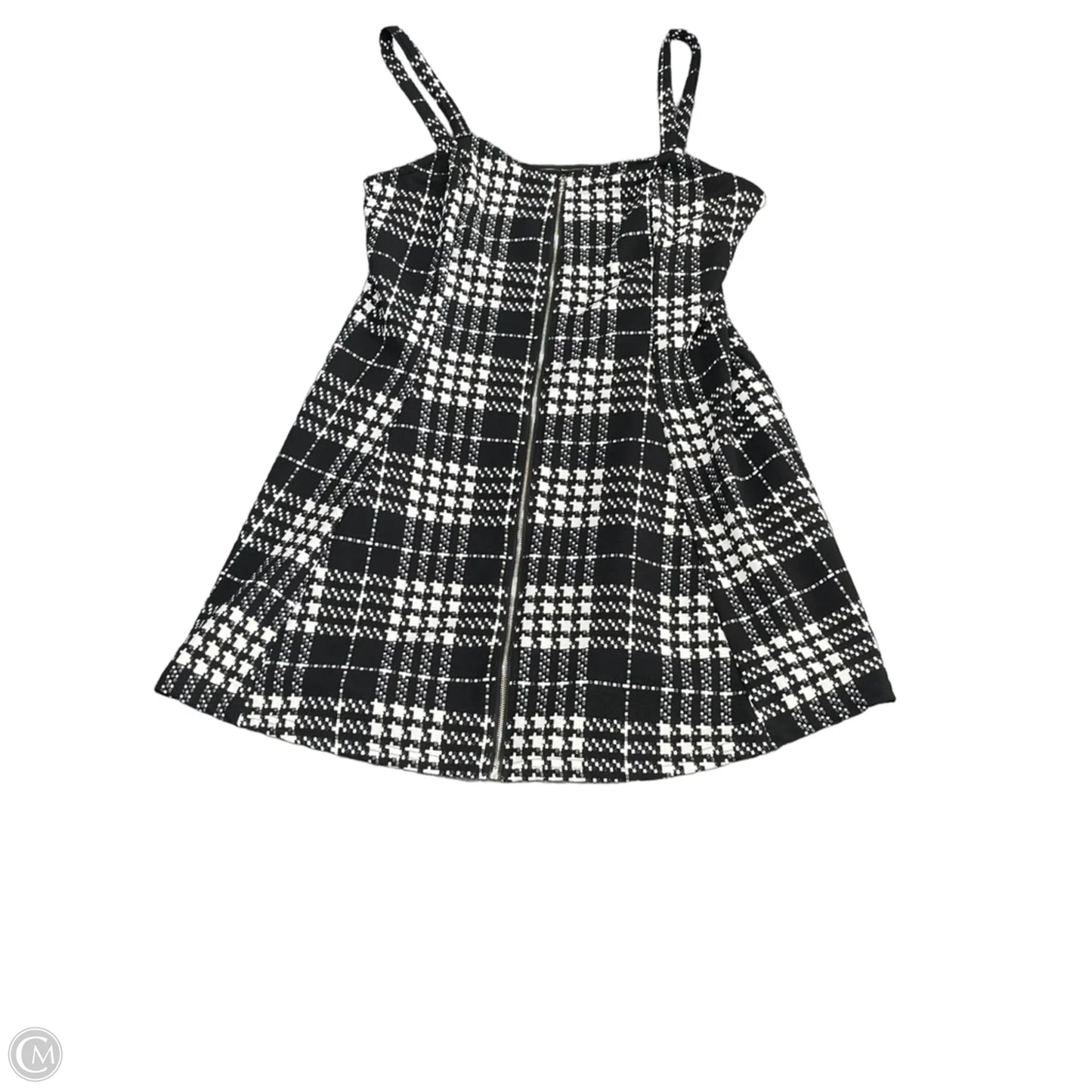 Dress Casual Short By Shein In Black & White, Size: 2x