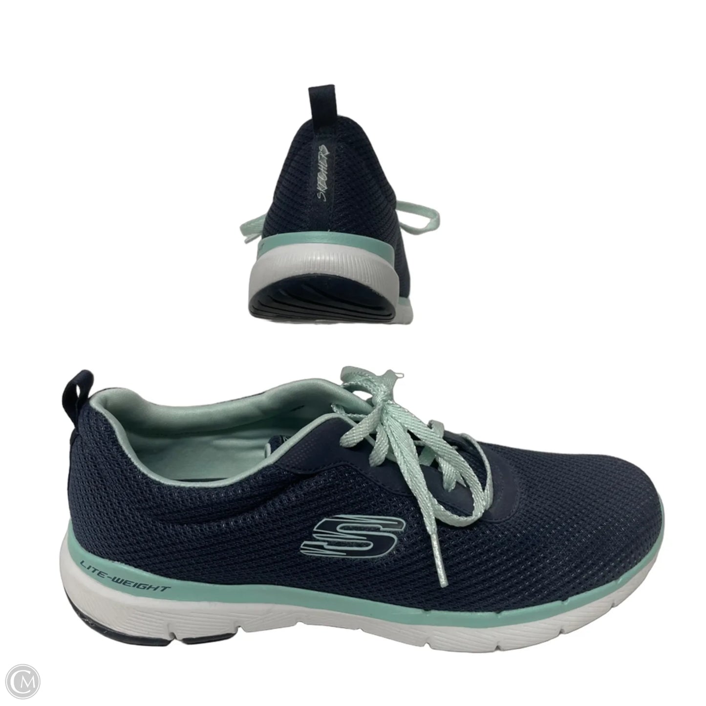 Shoes Athletic By Skechers In Blue, Size: 9