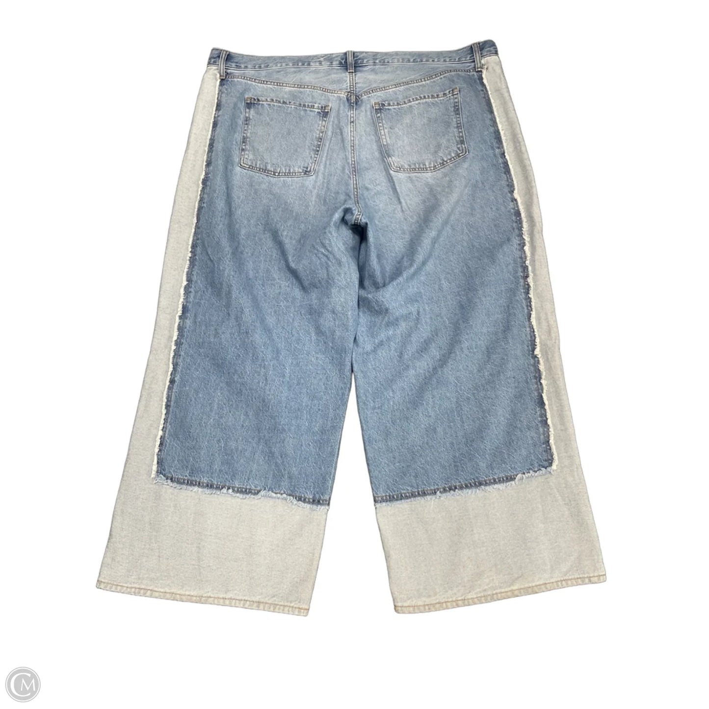 Jeans Wide Leg By Old Navy In Blue Denim, Size: 22