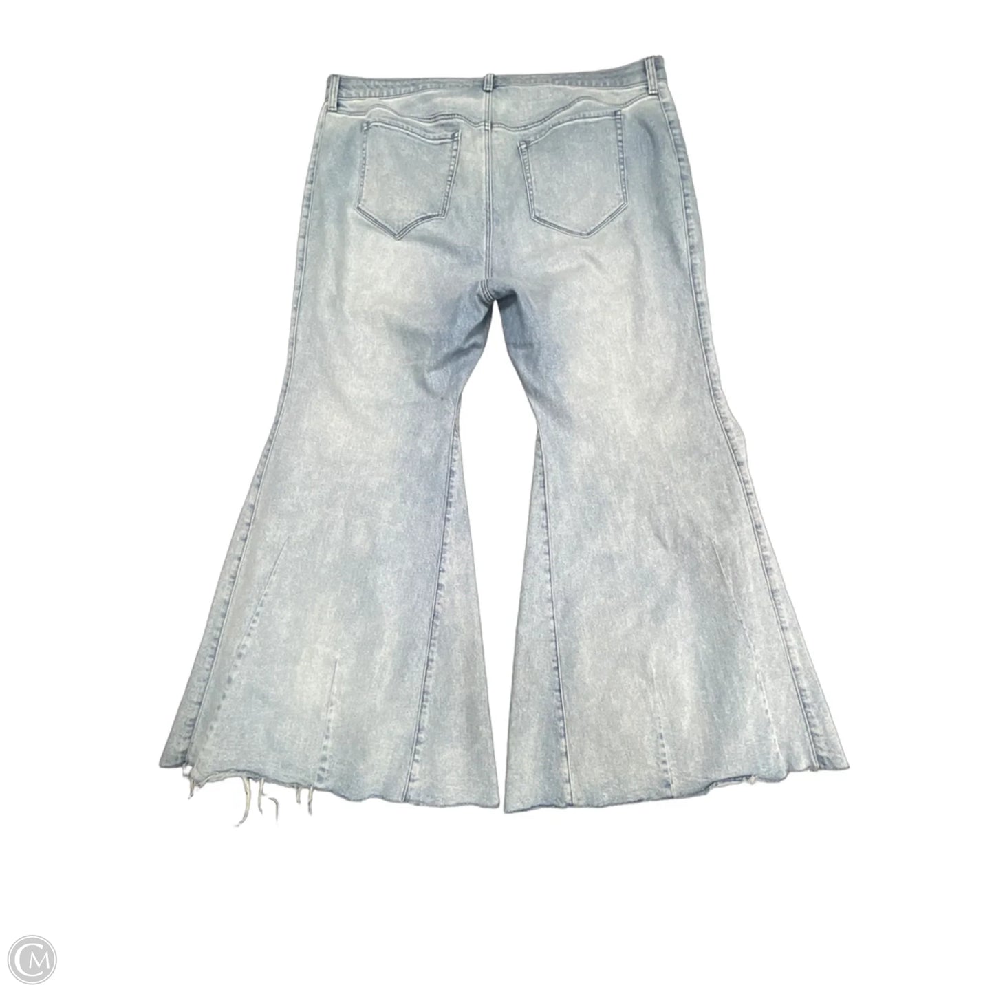 Jeans Wide Leg By Cmc In Blue Denim, Size: 22