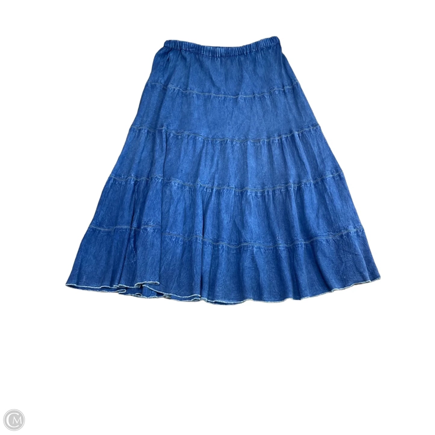 Skirt Midi By Studio West In Blue, Size: L