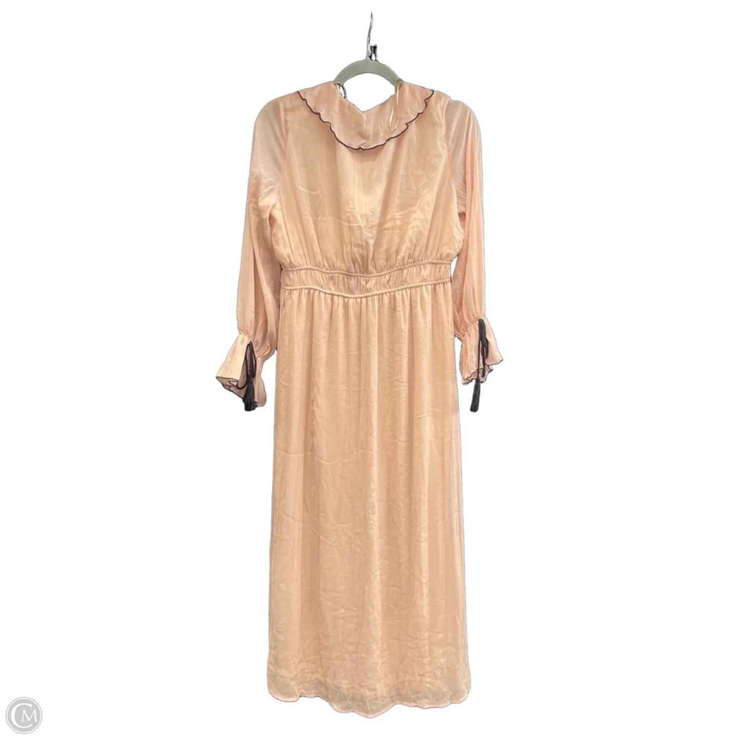 Dress Casual Midi By Zara In Cream, Size: M