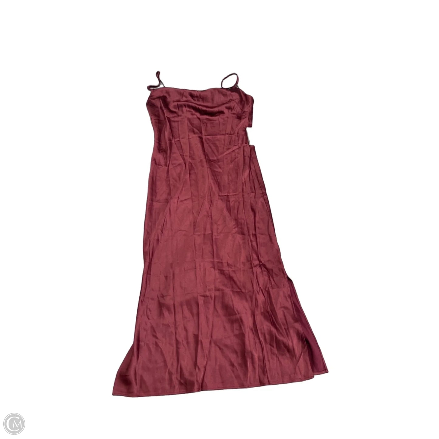Dress Casual Midi By Express In Maroon, Size: S