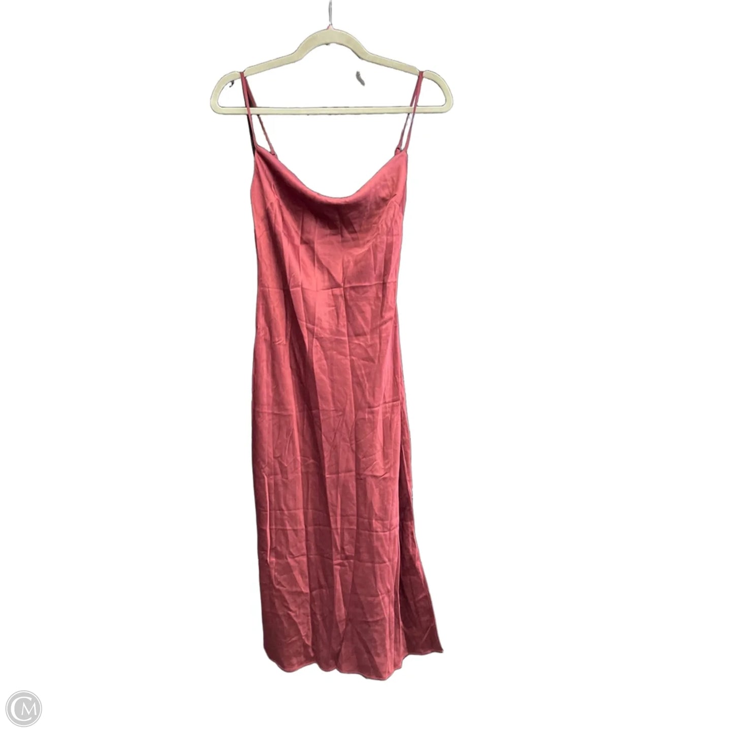 Dress Casual Midi By Express In Maroon, Size: S