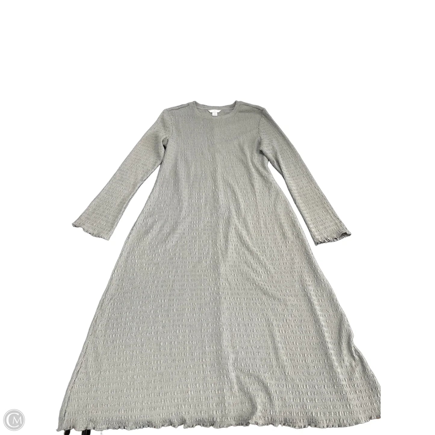 Dress Casual Midi By H&m In Green, Size: Xl