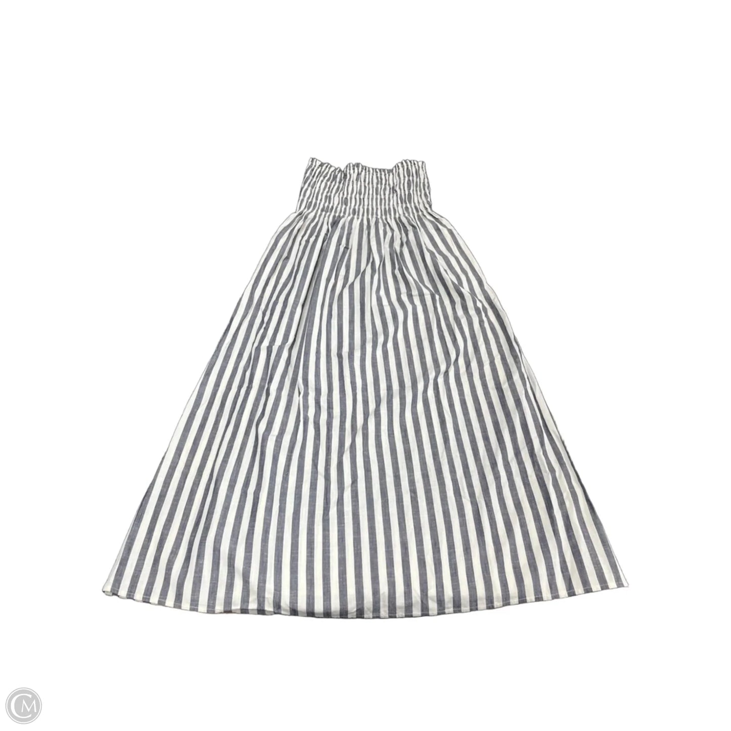 Dress Casual Midi By Universal Thread In Blue & White, Size: S