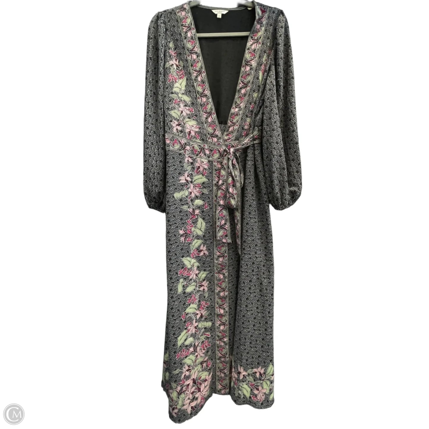 Dress Casual Midi By Max Studio In Black & Grey, Size: L