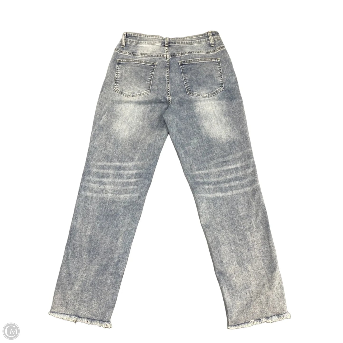 Jeans Straight By Coco And Carmen In Blue Denim, Size: L