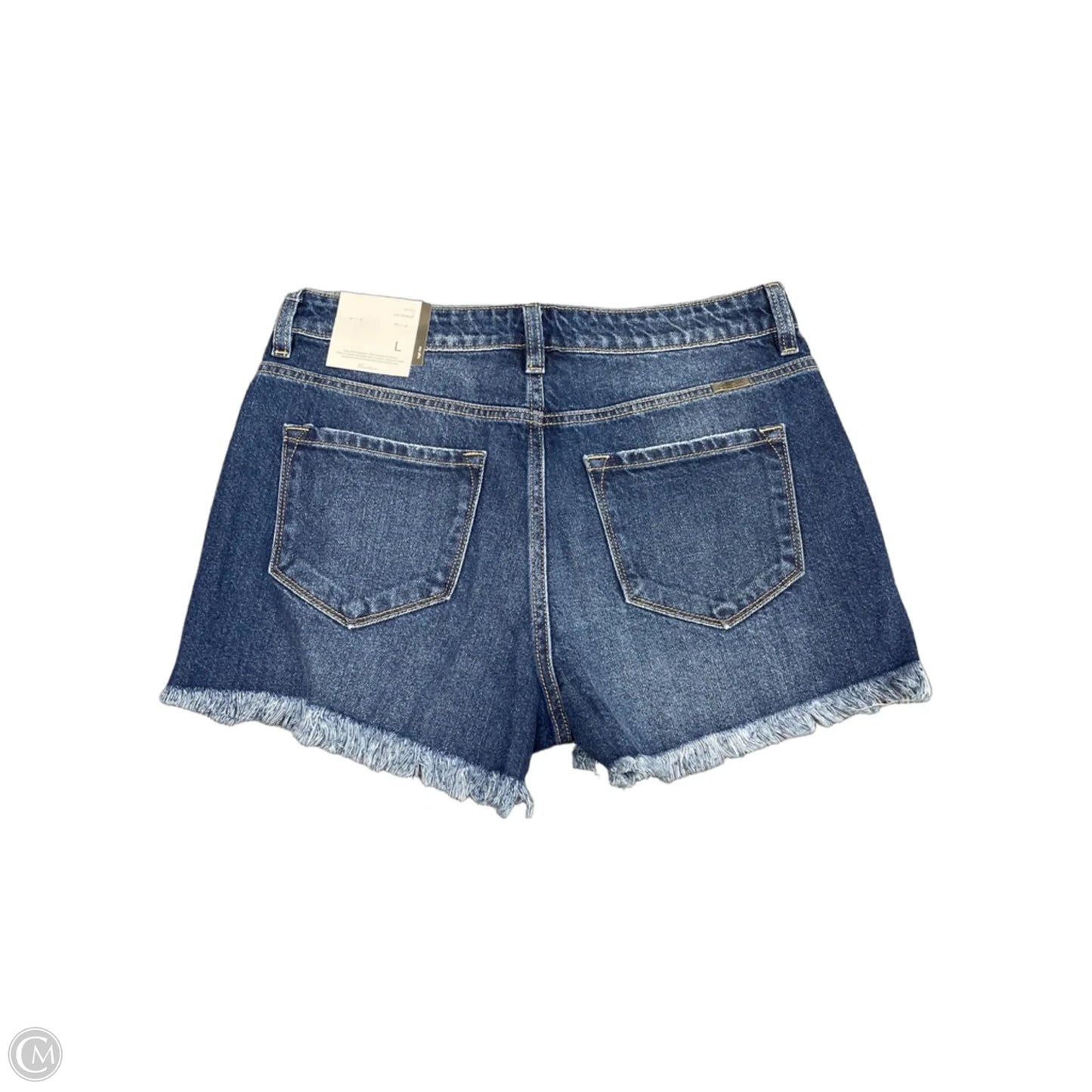 Shorts By Kancan In Blue Denim, Size: L