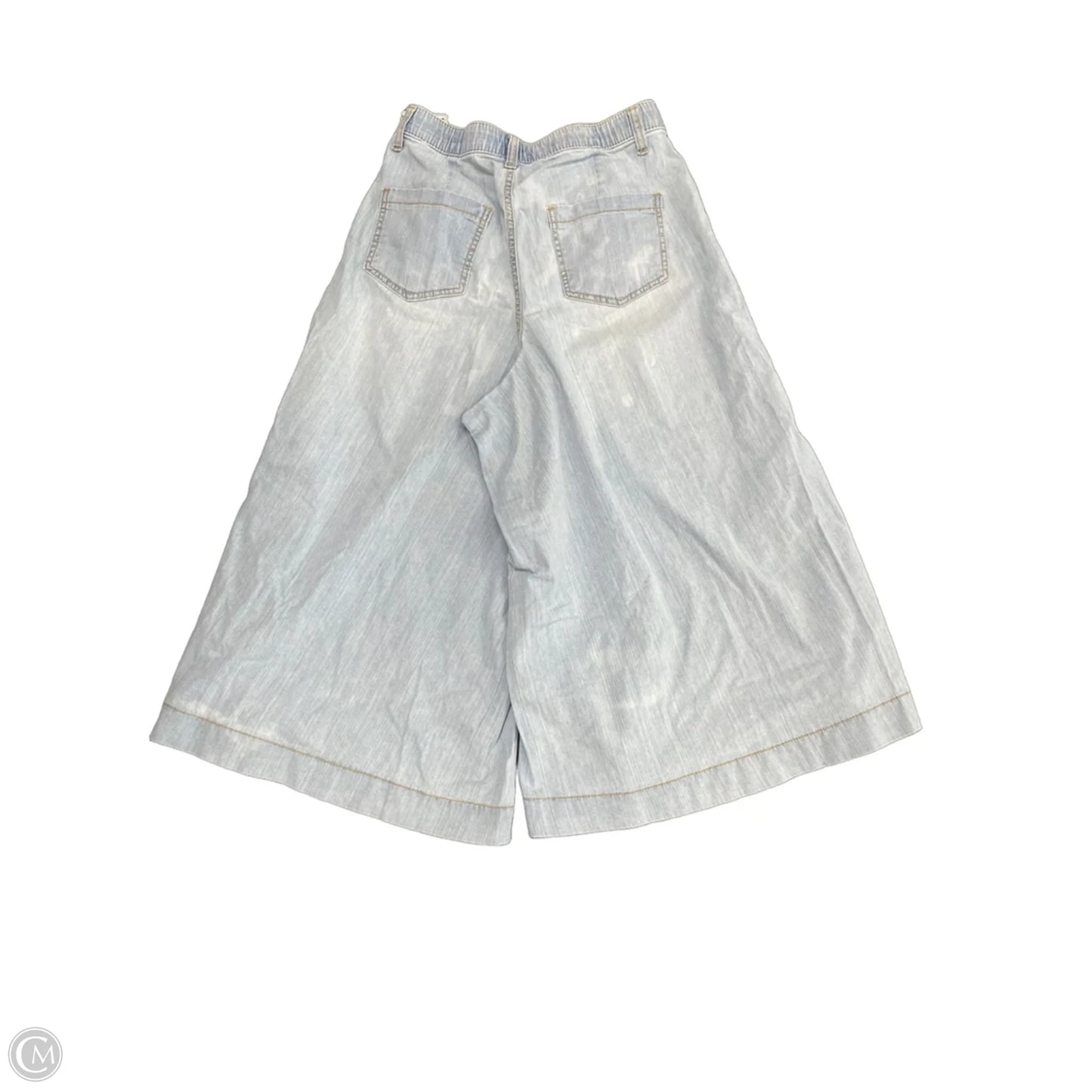 Pants Cropped By Cme In Blue, Size: M