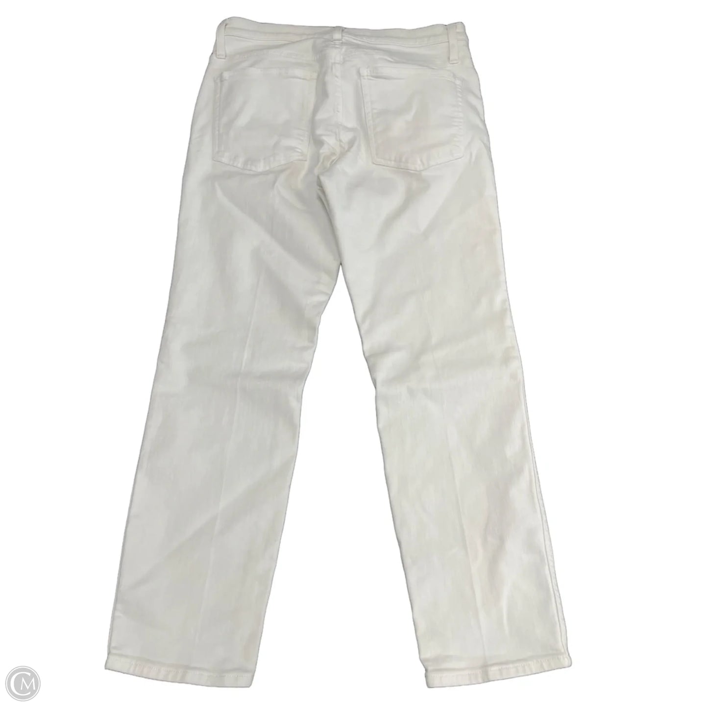 Jeans Straight By J. Crew In White Denim, Size: 10