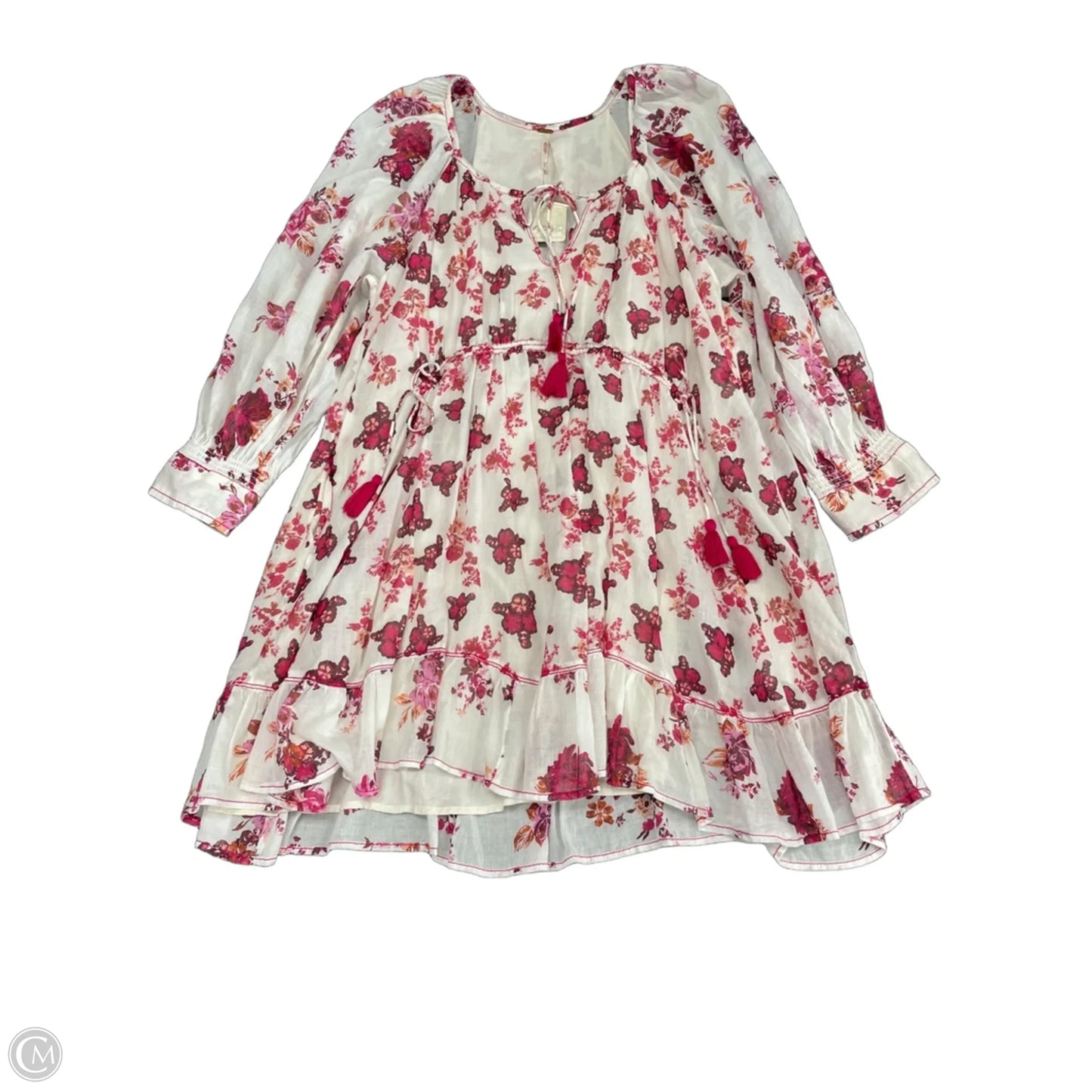 Dress Casual Short By Free People In Pink & White, Size: M