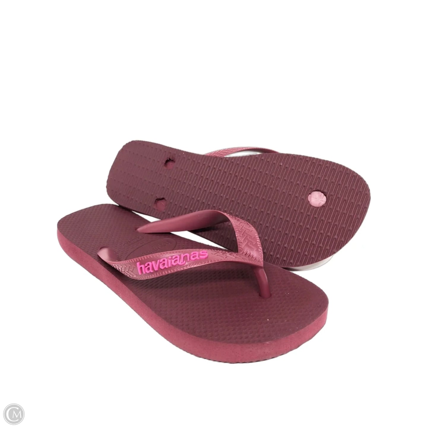 Sandals Flip Flops By Havaianas In Purple, Size: 7
