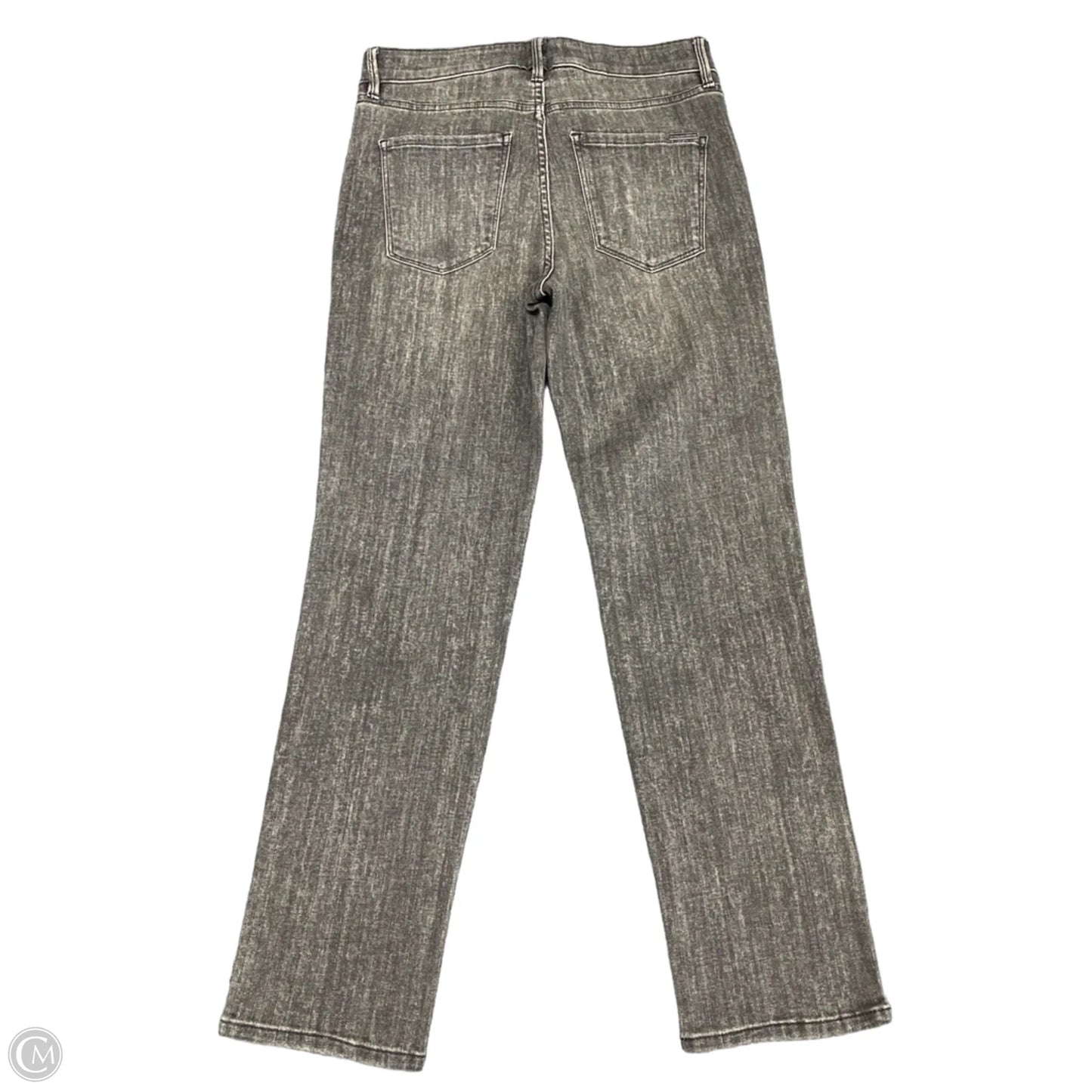 Jeans Straight By White House Black Market In Grey Denim, Size: 6