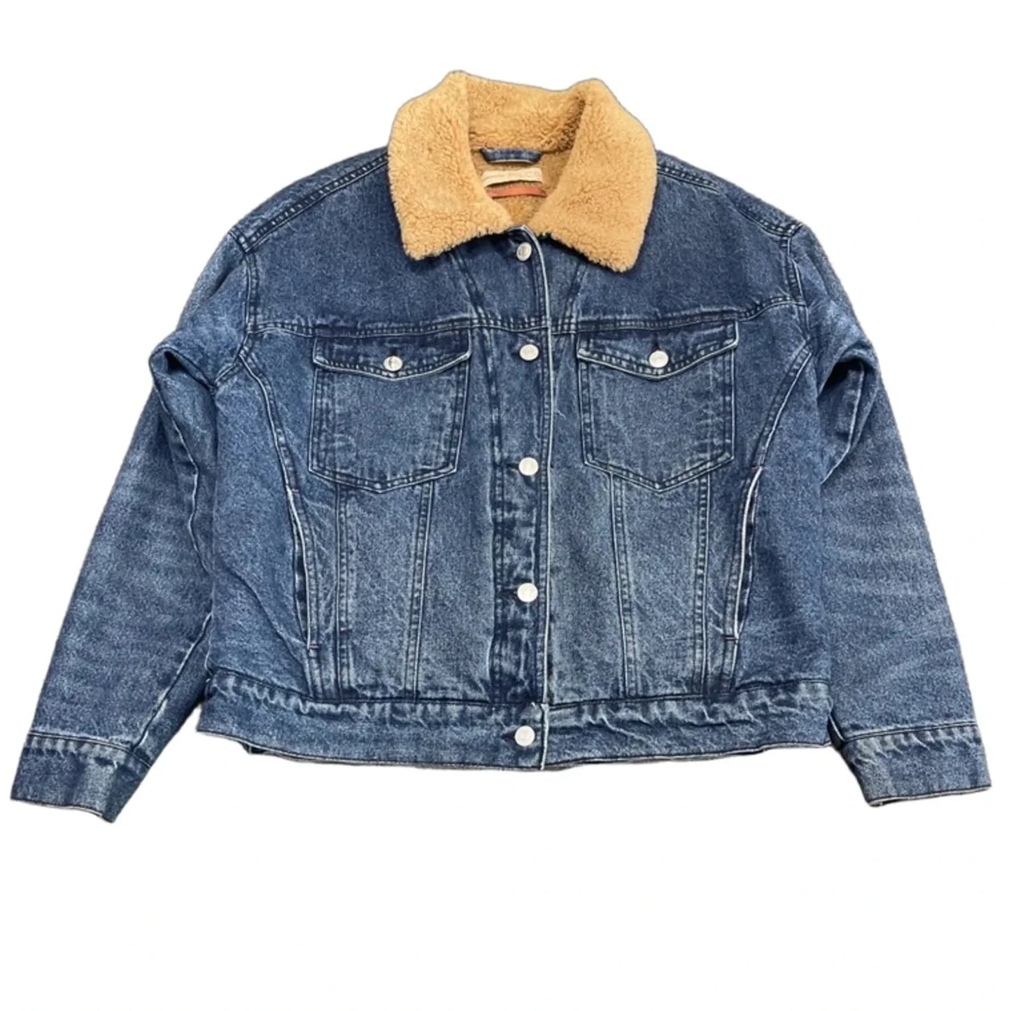 Jacket Denim By Pilcro In Blue Denim, Size: M
