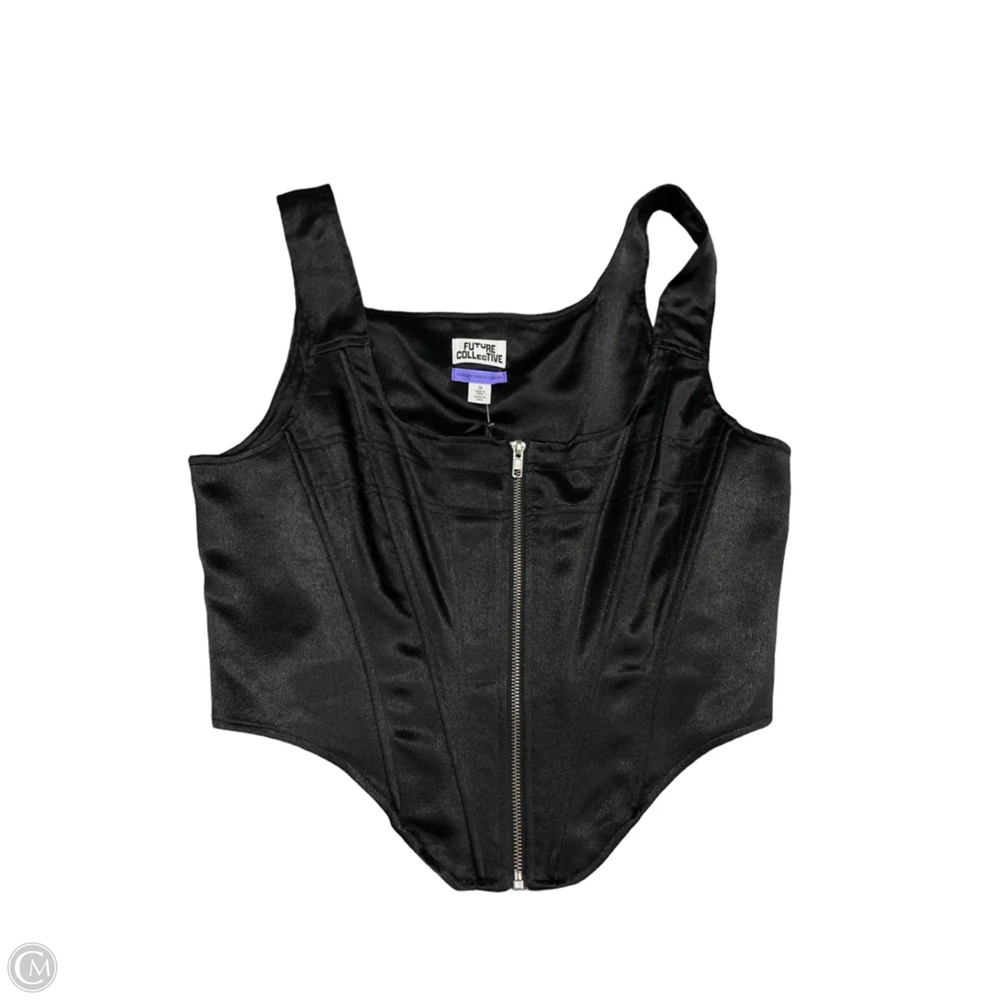 Top Sleeveless By Future Collective In Black, Size: 14