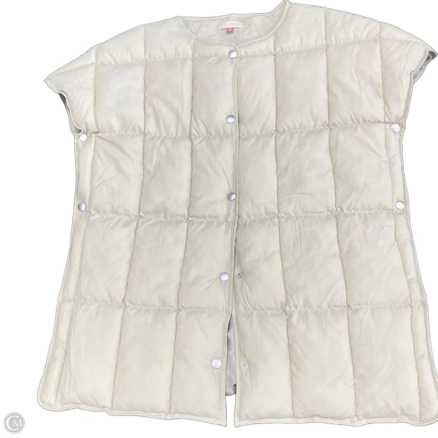 Jacket Puffer & Quilted By Pilcro In Cream, Size: Osfm