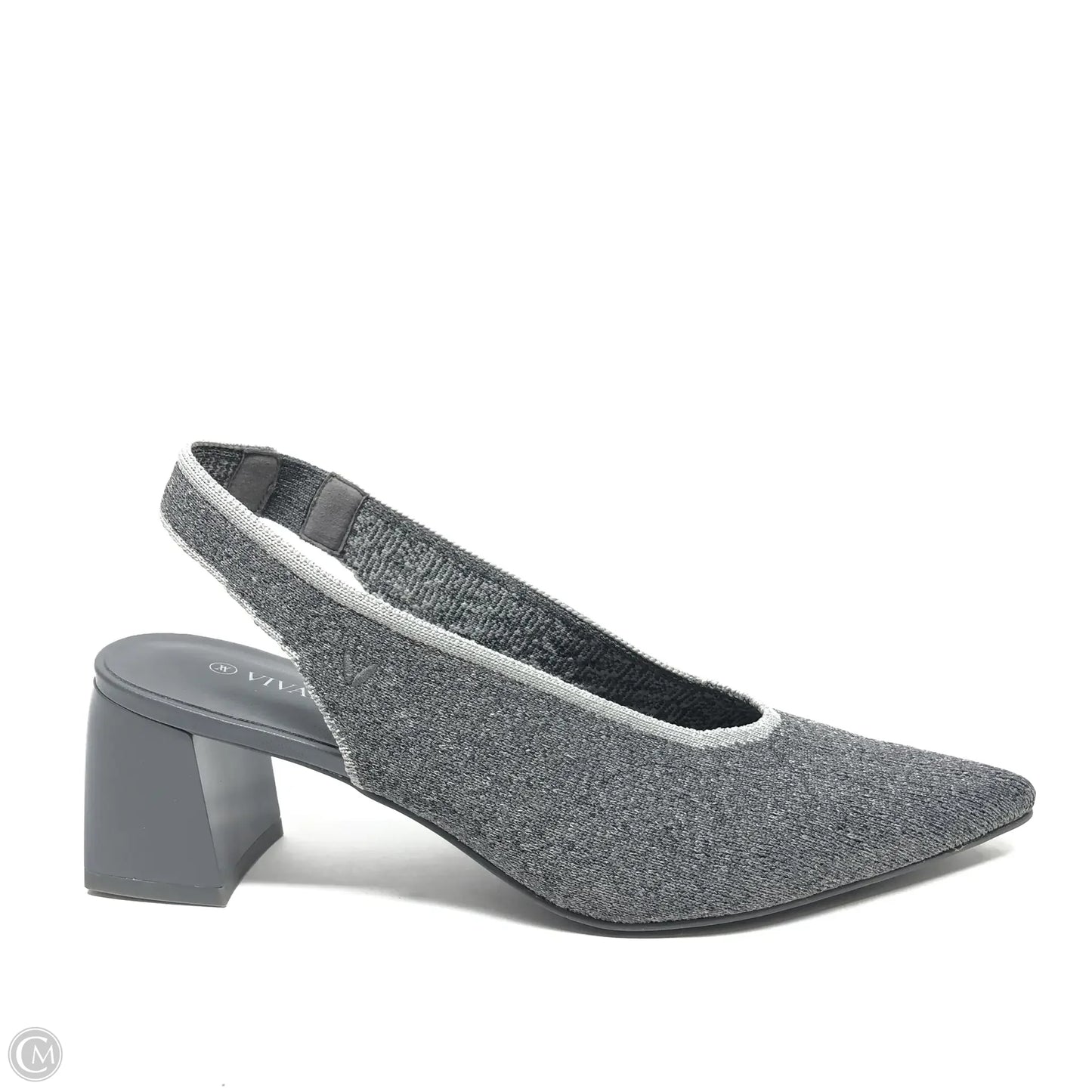 Shoes Heels Block By Clothes Mentor In Grey, Size: 10