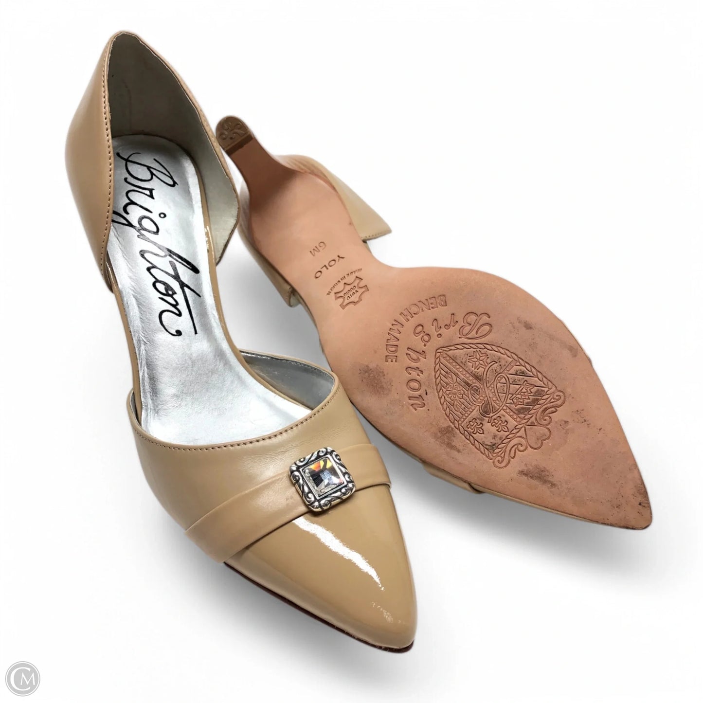 Shoes Heels Stiletto By Brighton In Beige, Size: 6