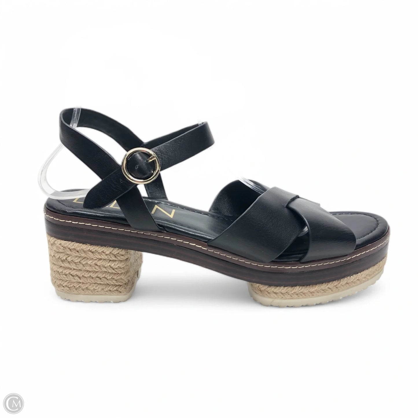 Sandals Heels Platform By Cmc In Black, Size: 9.5