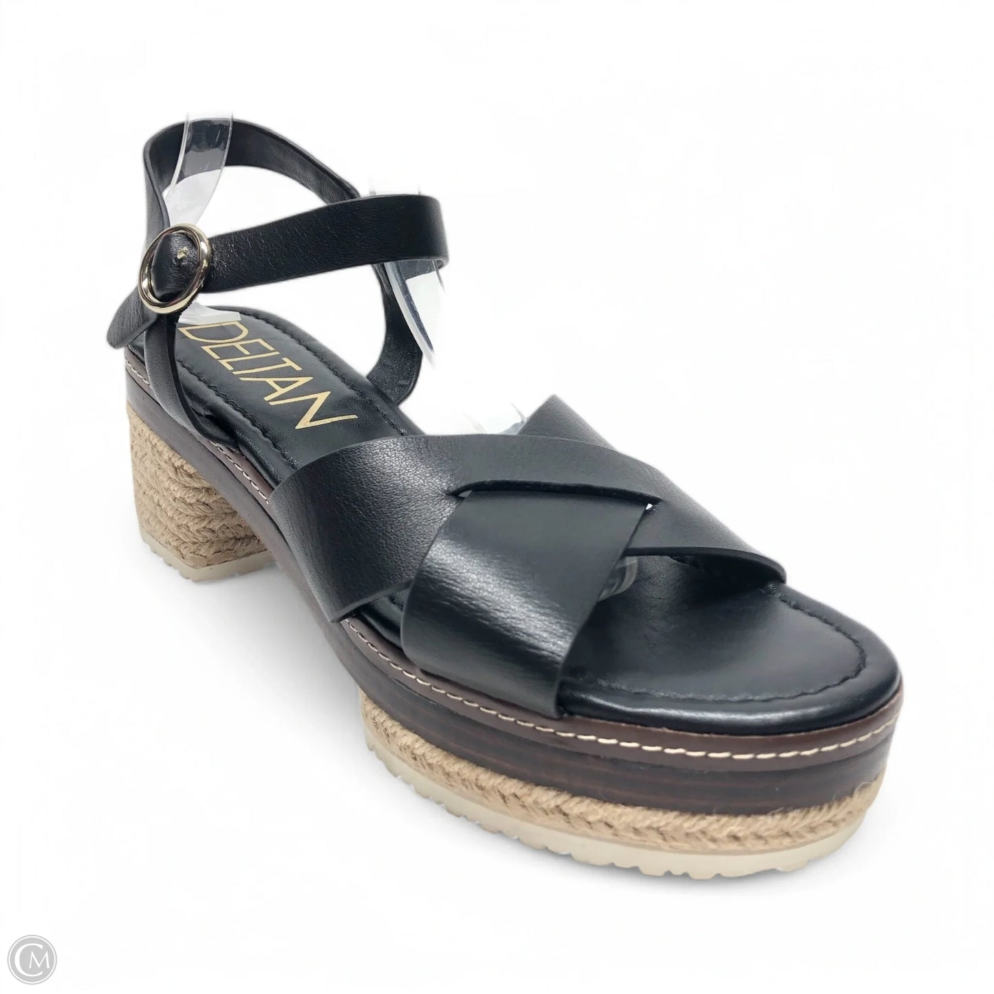 Sandals Heels Platform By Cmc In Black, Size: 9.5