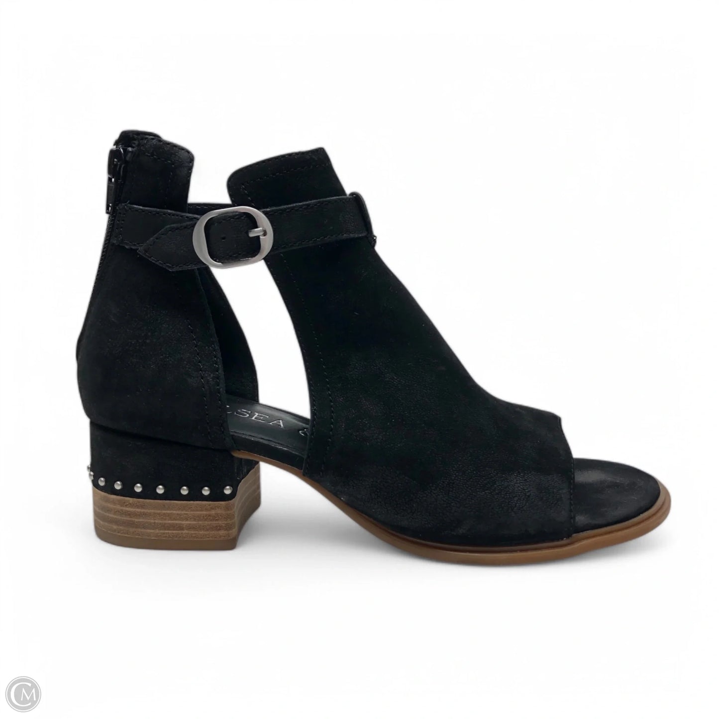 Boots Ankle Heels By Chelsea And Violet In Black, Size: 9.5