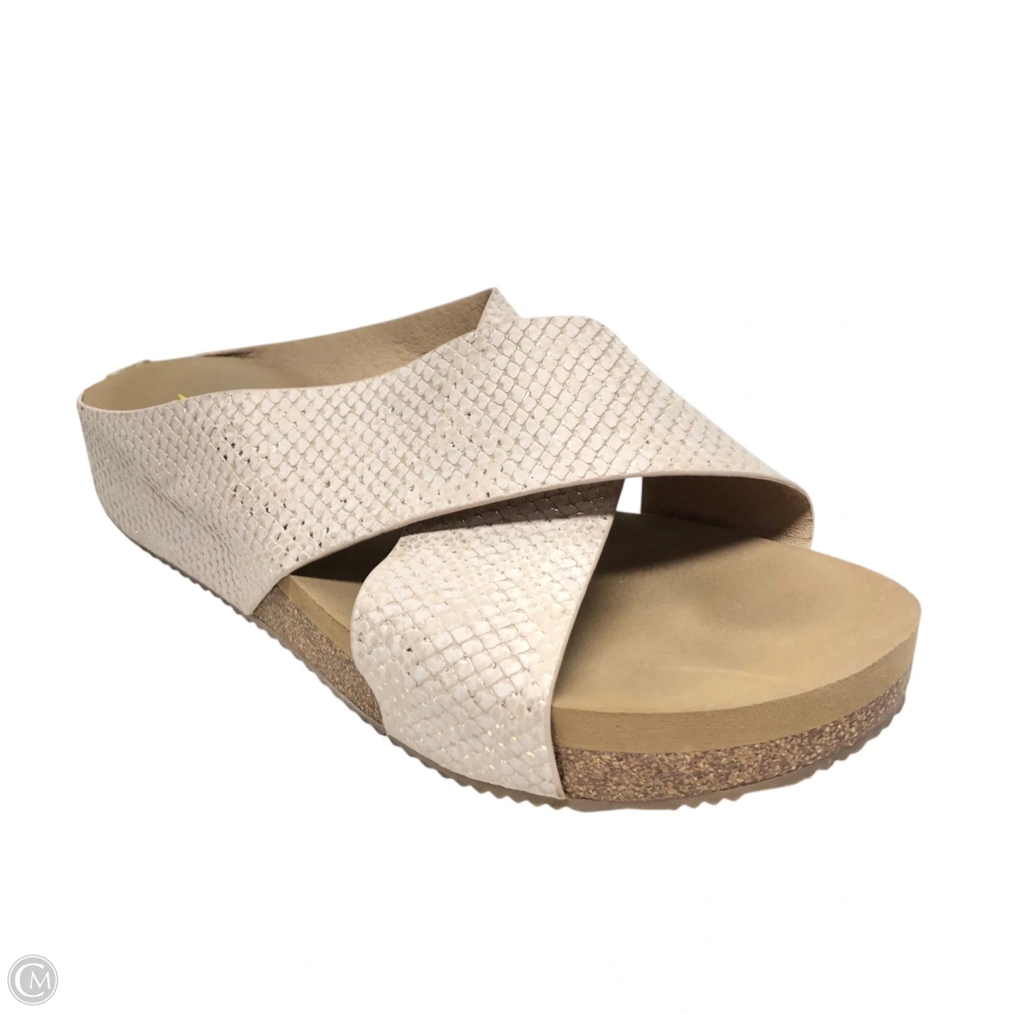 Sandals Heels Platform By Volatile In Rose Gold, Size: 8
