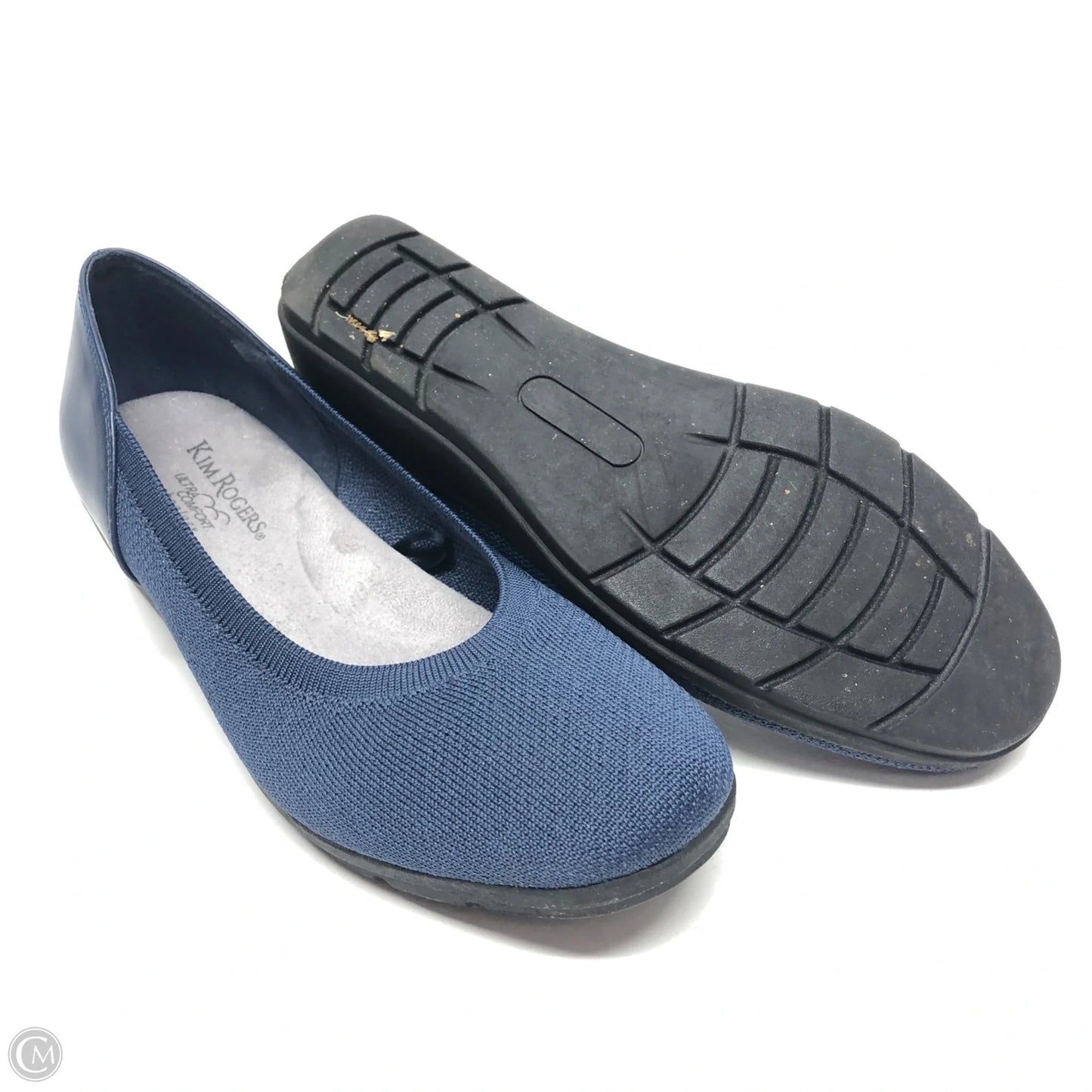 Shoes Flats By Kim Rogers In Navy, Size: 8
