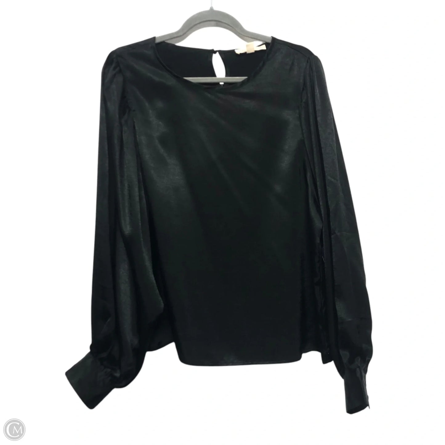 Top Long Sleeve By Cmc In Black, Size: L