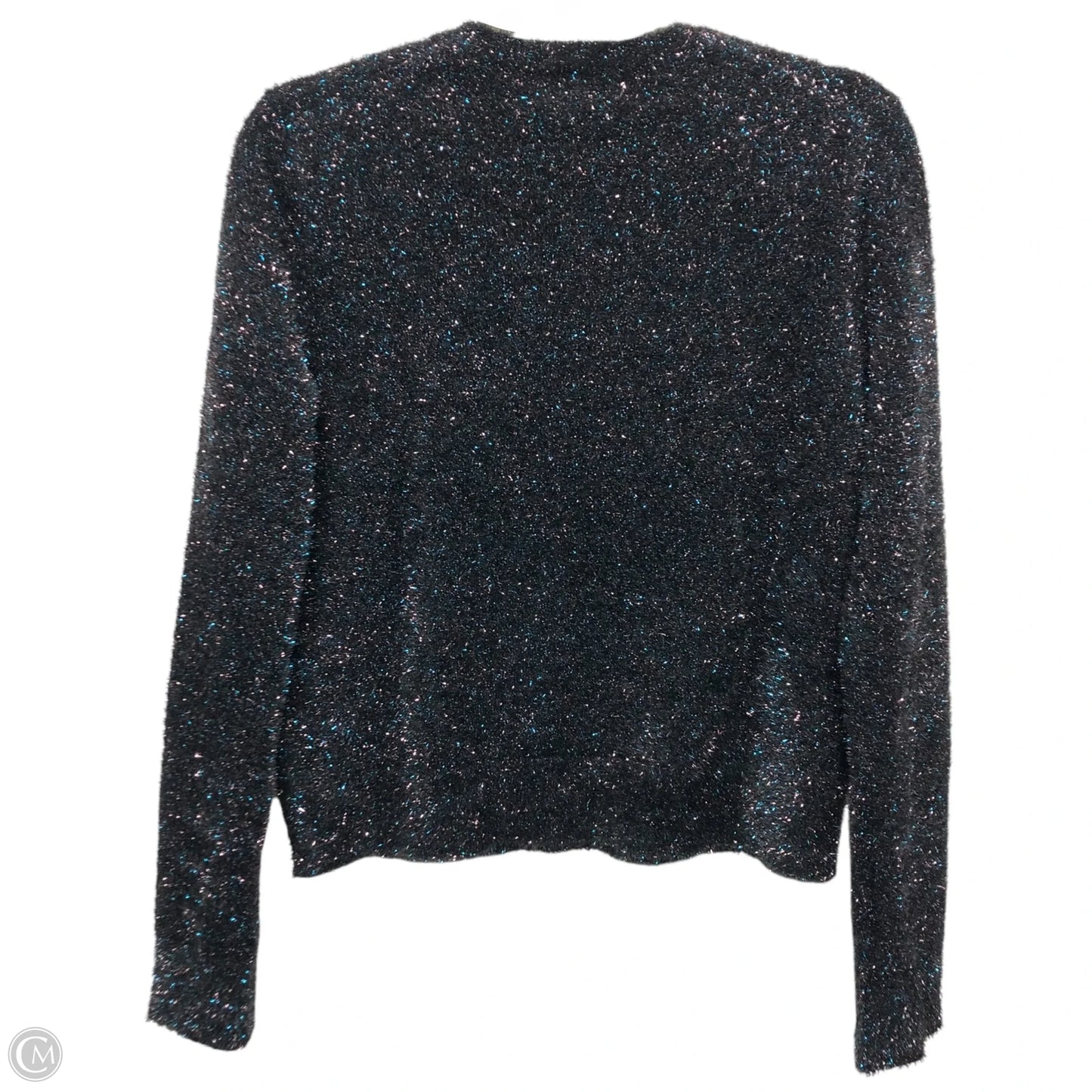 Sweater By Banana Republic In Black & Blue, Size: M