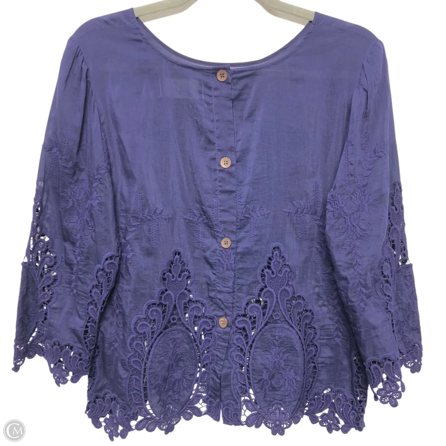 Top Long Sleeve By Dolce Vita In Purple, Size: L