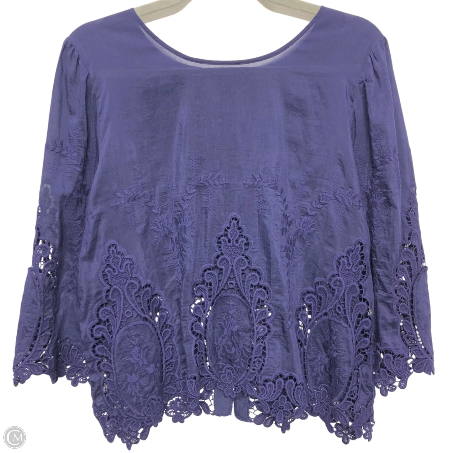 Top Long Sleeve By Dolce Vita In Purple, Size: L