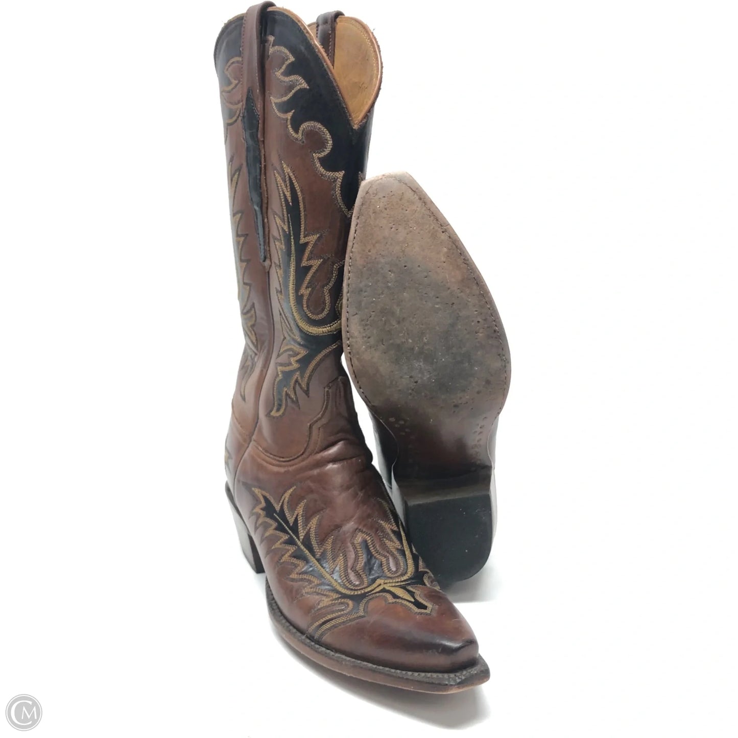 Boots Western By Lucchese In Brown, Size: 8.5