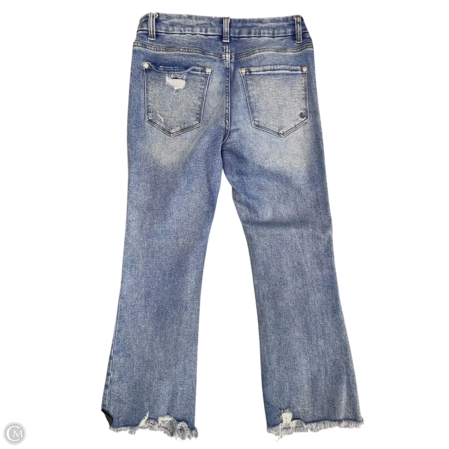 Jeans Boot Cut By Cmc In Blue Denim, Size: 4