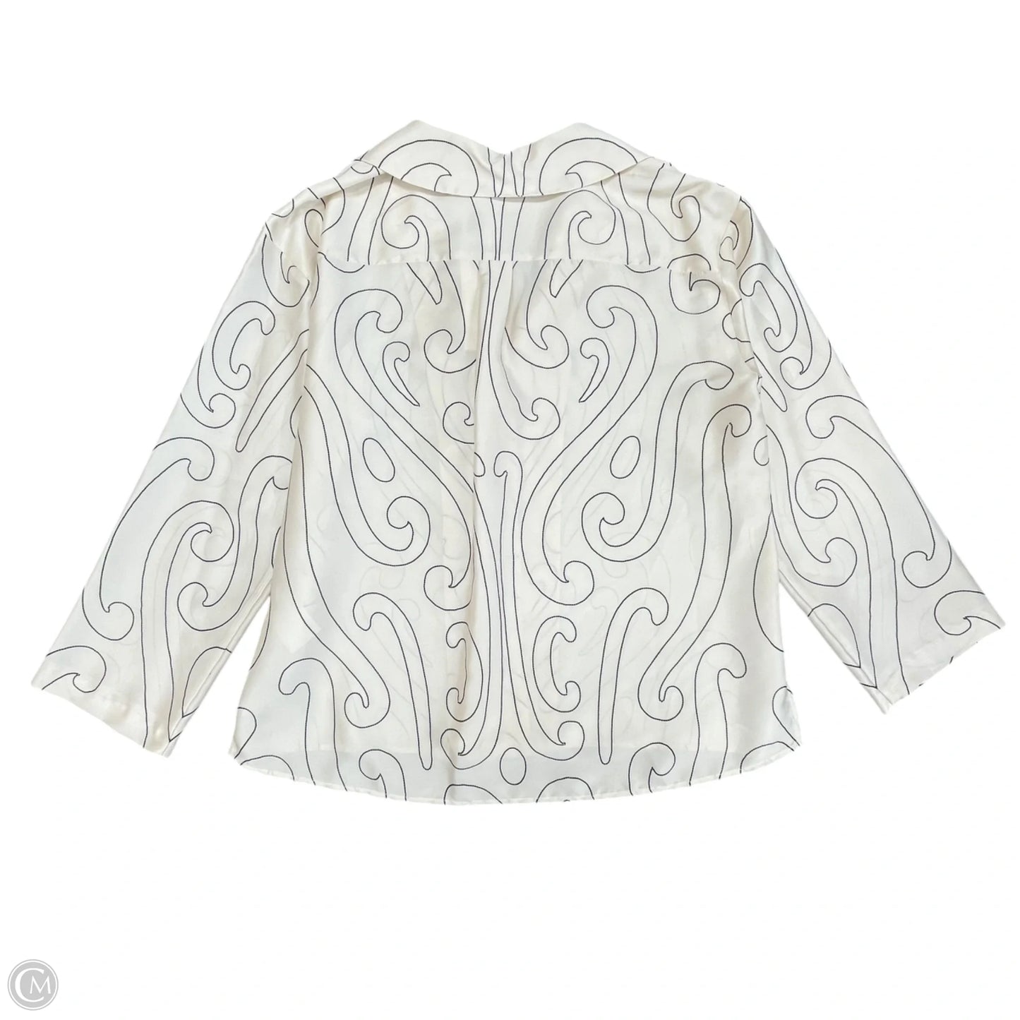 Blouse Long Sleeve By Antonio Melani In Cream, Size: S
