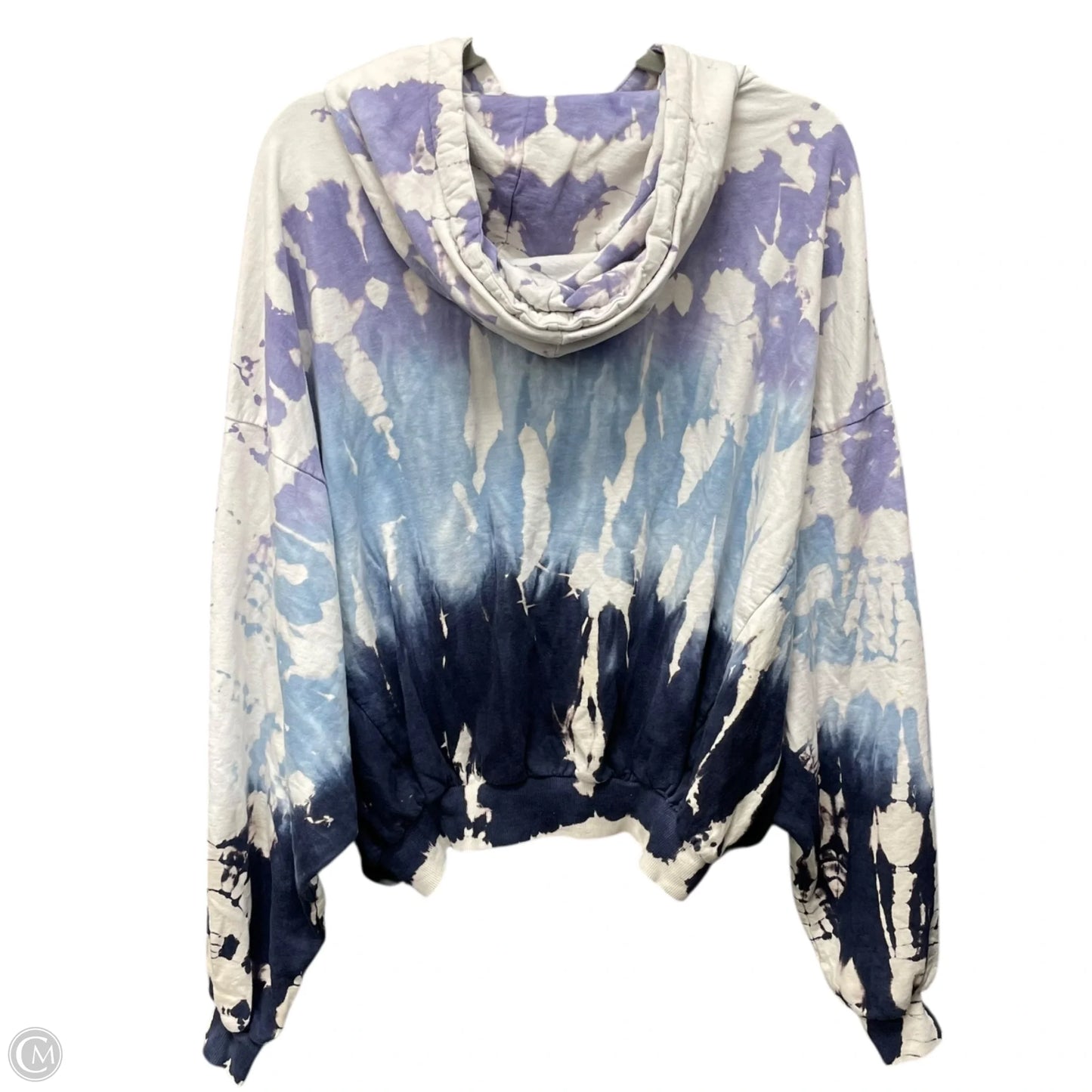 Sweatshirt Hoodie By Young Fabulous & Broke In Blue & Red, Size: S