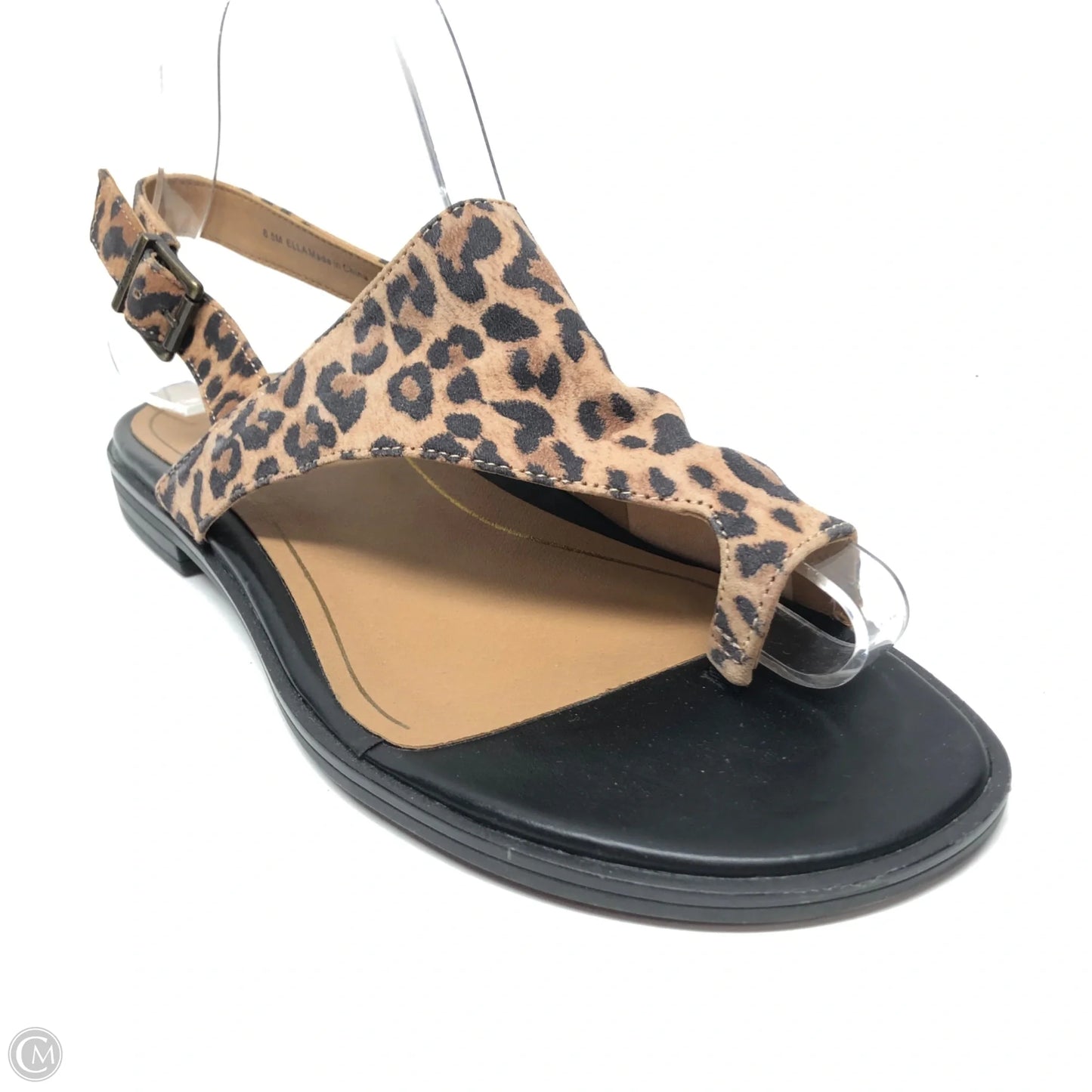 Sandals Flats By Vionic In Animal Print, Size: 6.5