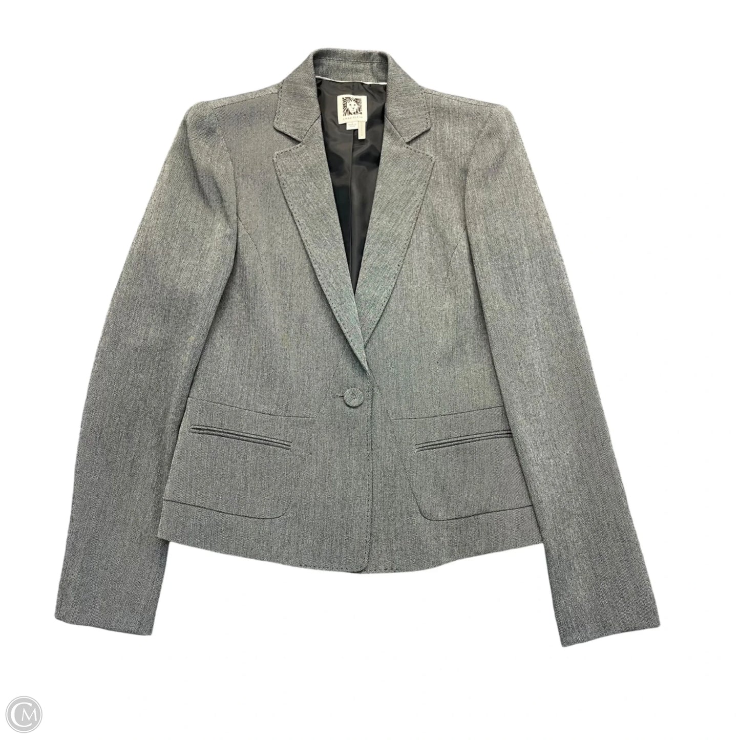 Blazer By Anne Klein In Grey, Size: 2
