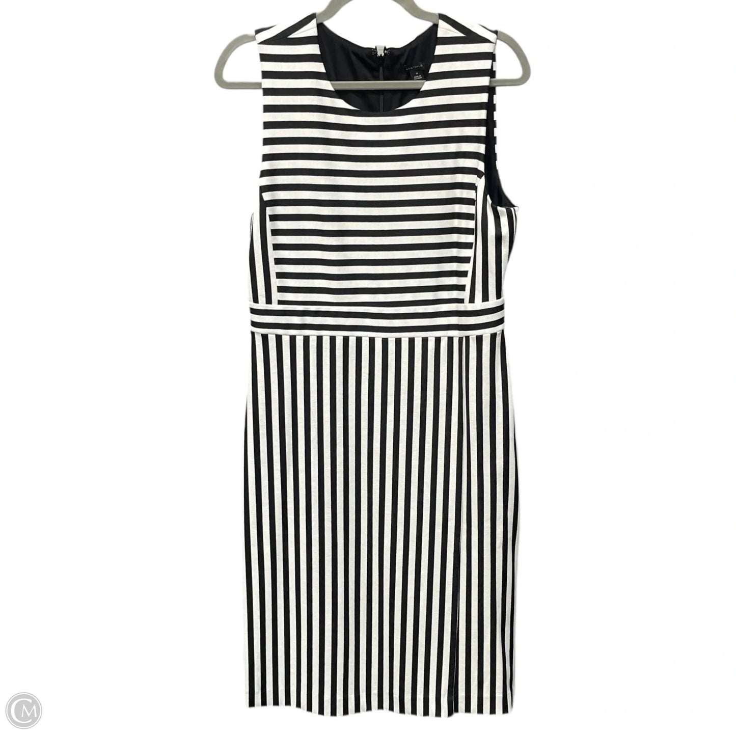 Dress Work By Ann Taylor In Black & White, Size: 10