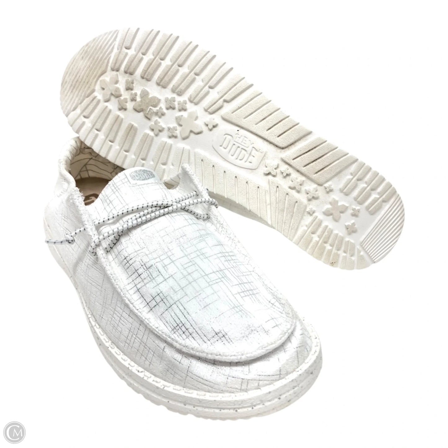 Shoes Flats By Hey Dude In White, Size: 11