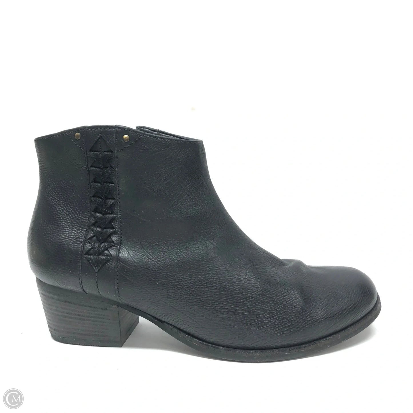Boots Ankle Heels By Clarks In Black, Size: 11