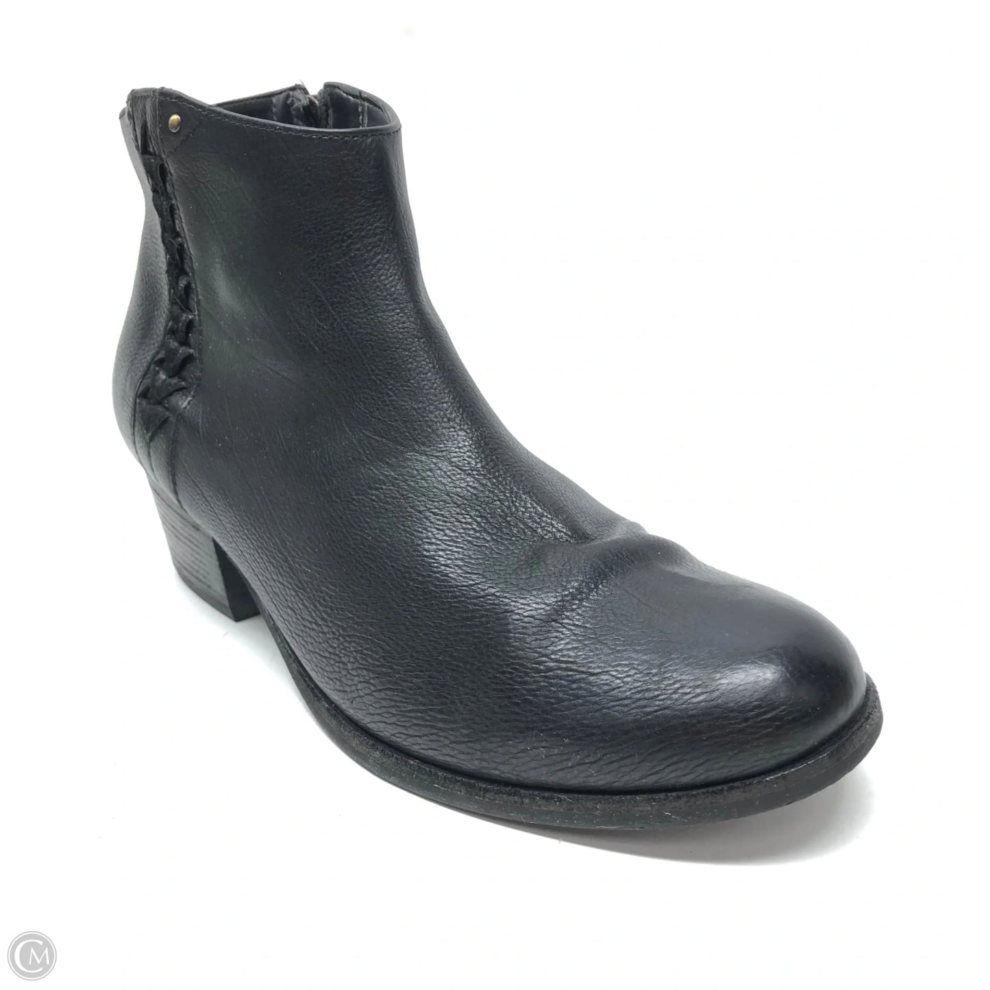 Boots Ankle Heels By Clarks In Black, Size: 11