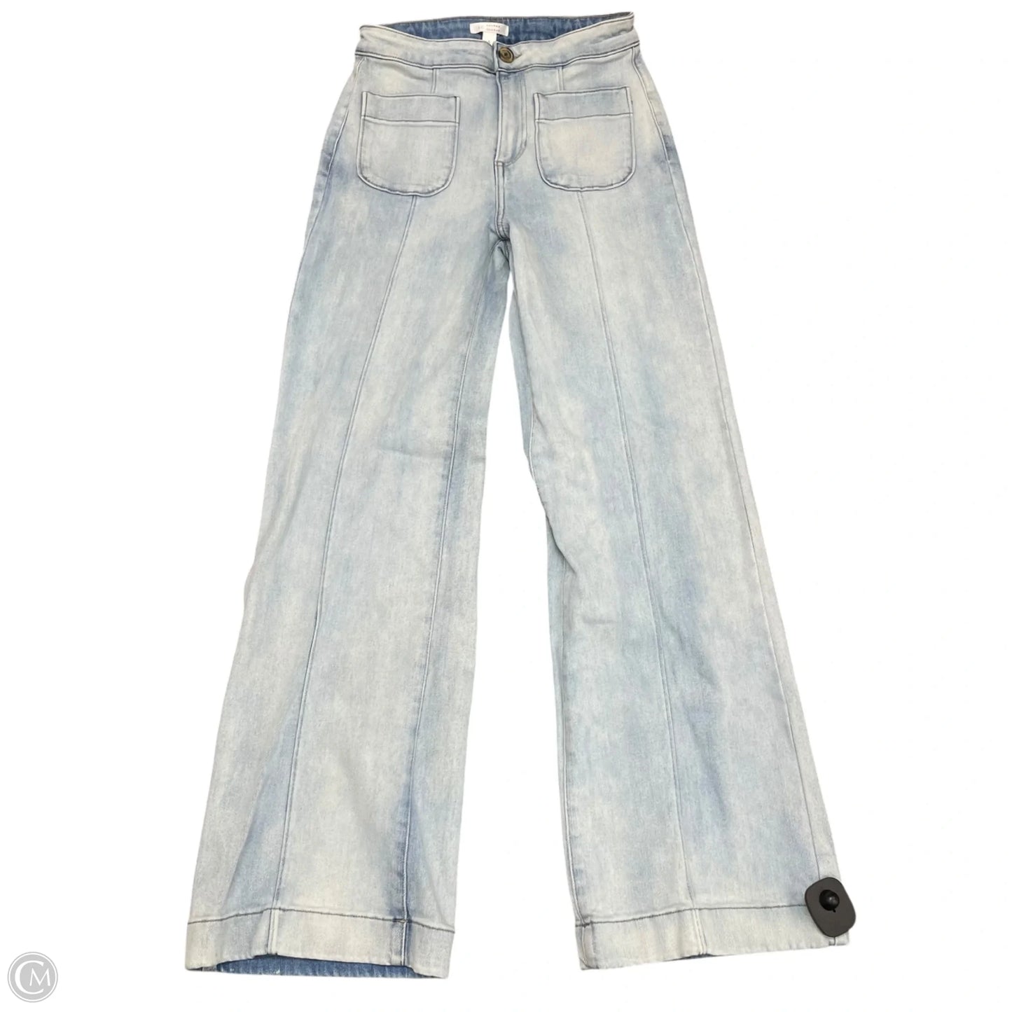 Jeans Wide Leg By Lc Lauren Conrad In Blue Denim, Size: 6