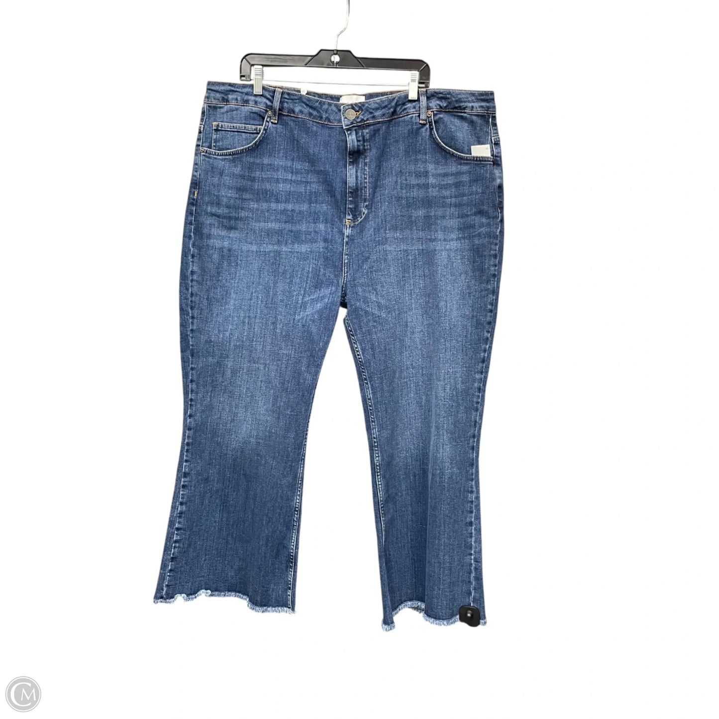 Jeans Flared By Cmc In Blue Denim, Size: 26