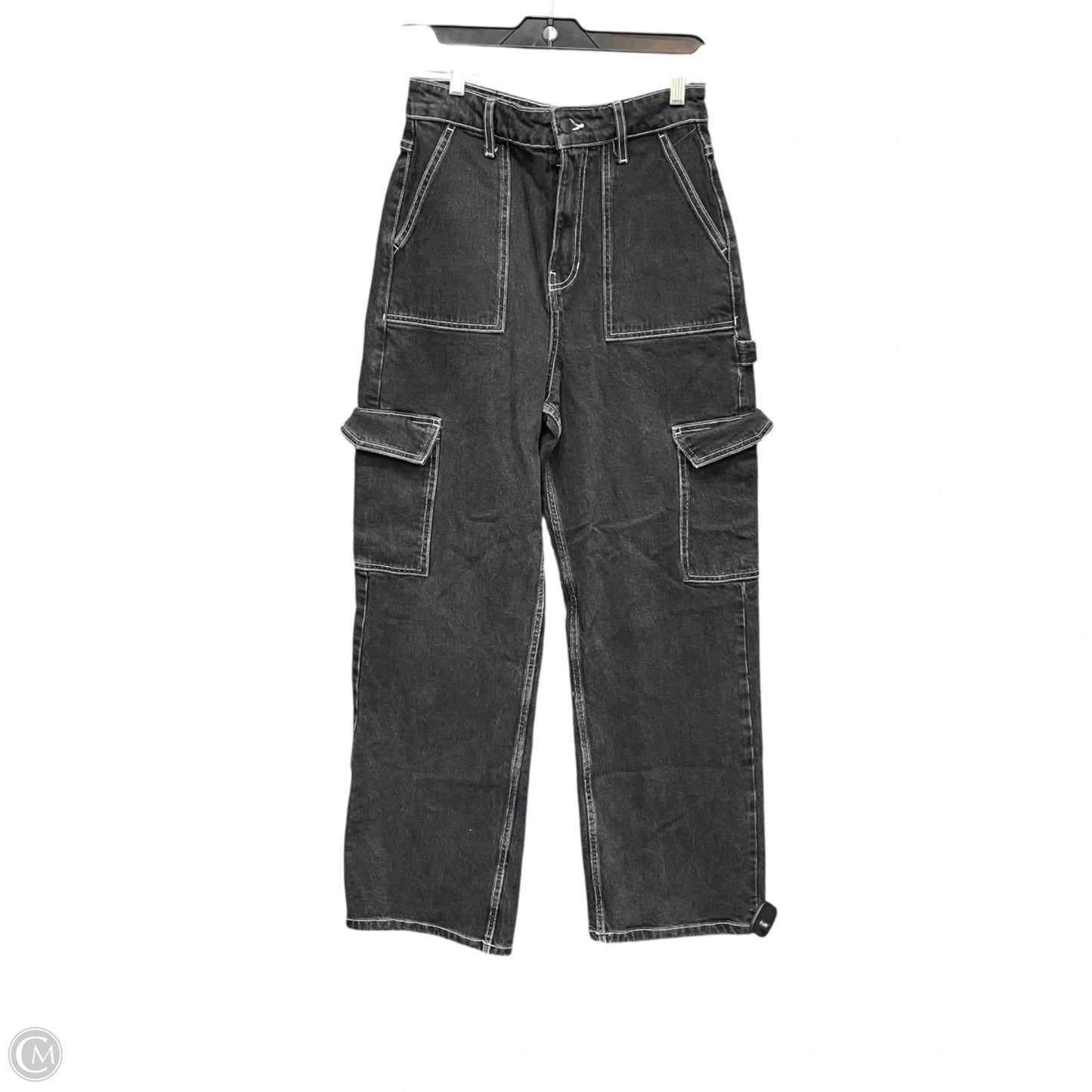 Jeans Boyfriend By Clothes Mentor In Black, Size: 4