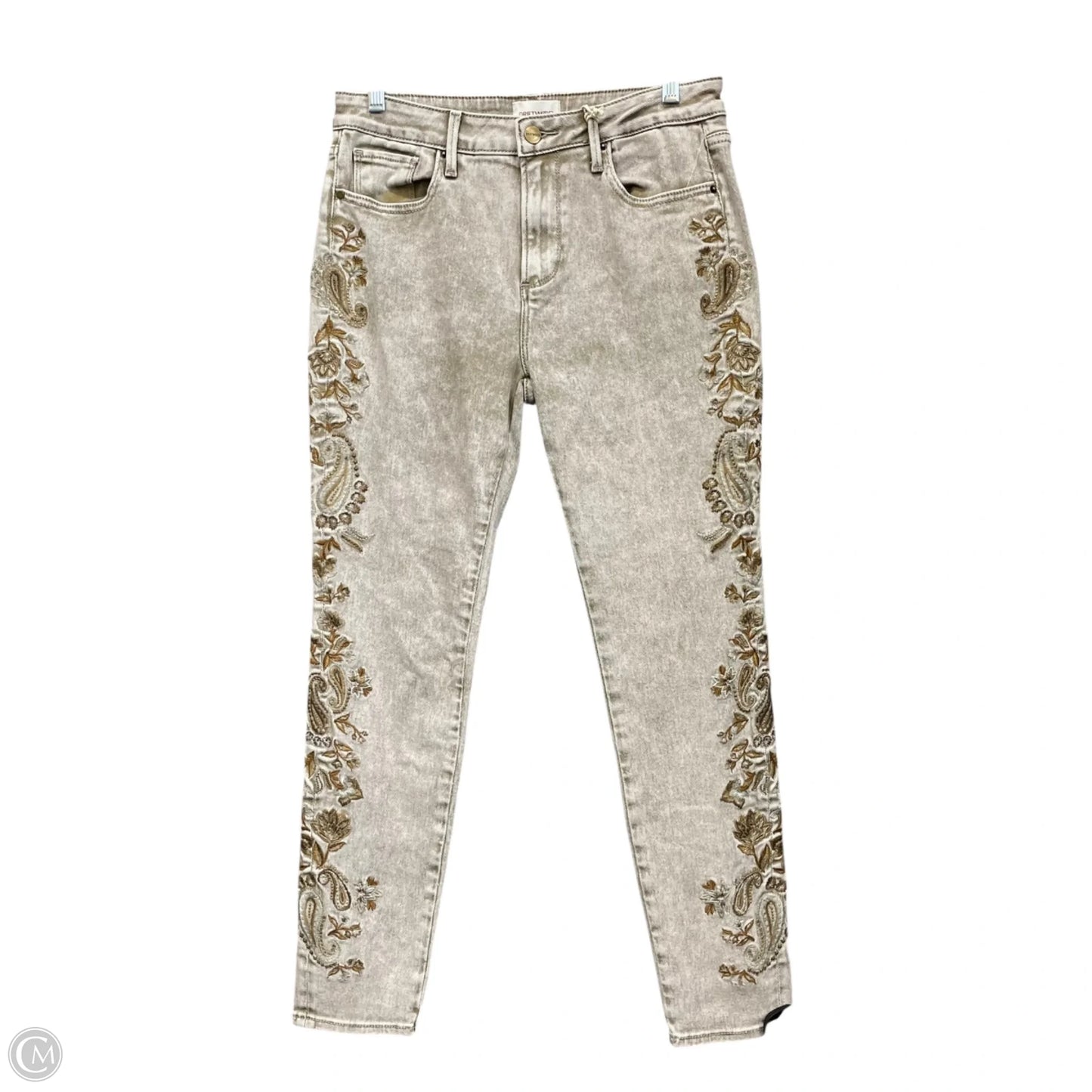 Jeans Skinny By Driftwood In Beige, Size: 4