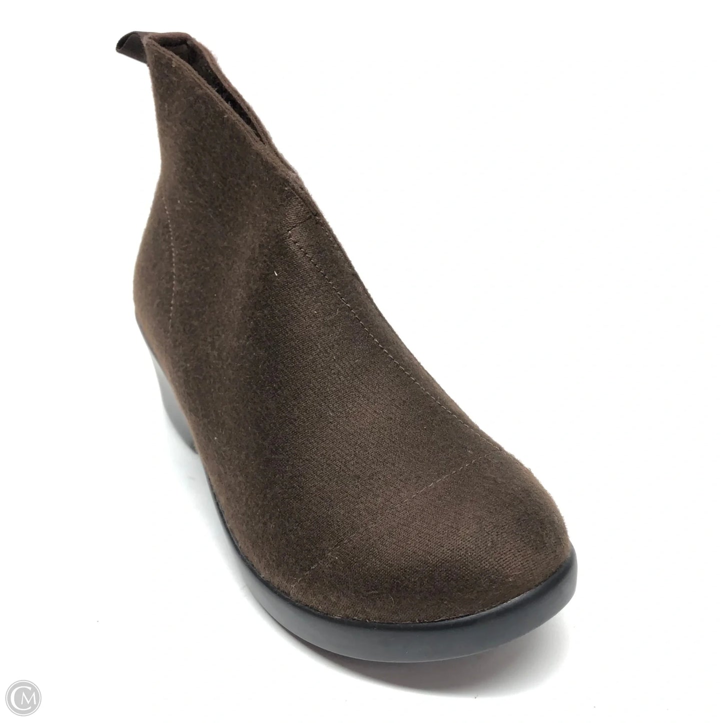 Boots Ankle Heels By Alegria In Brown, Size: 8.5