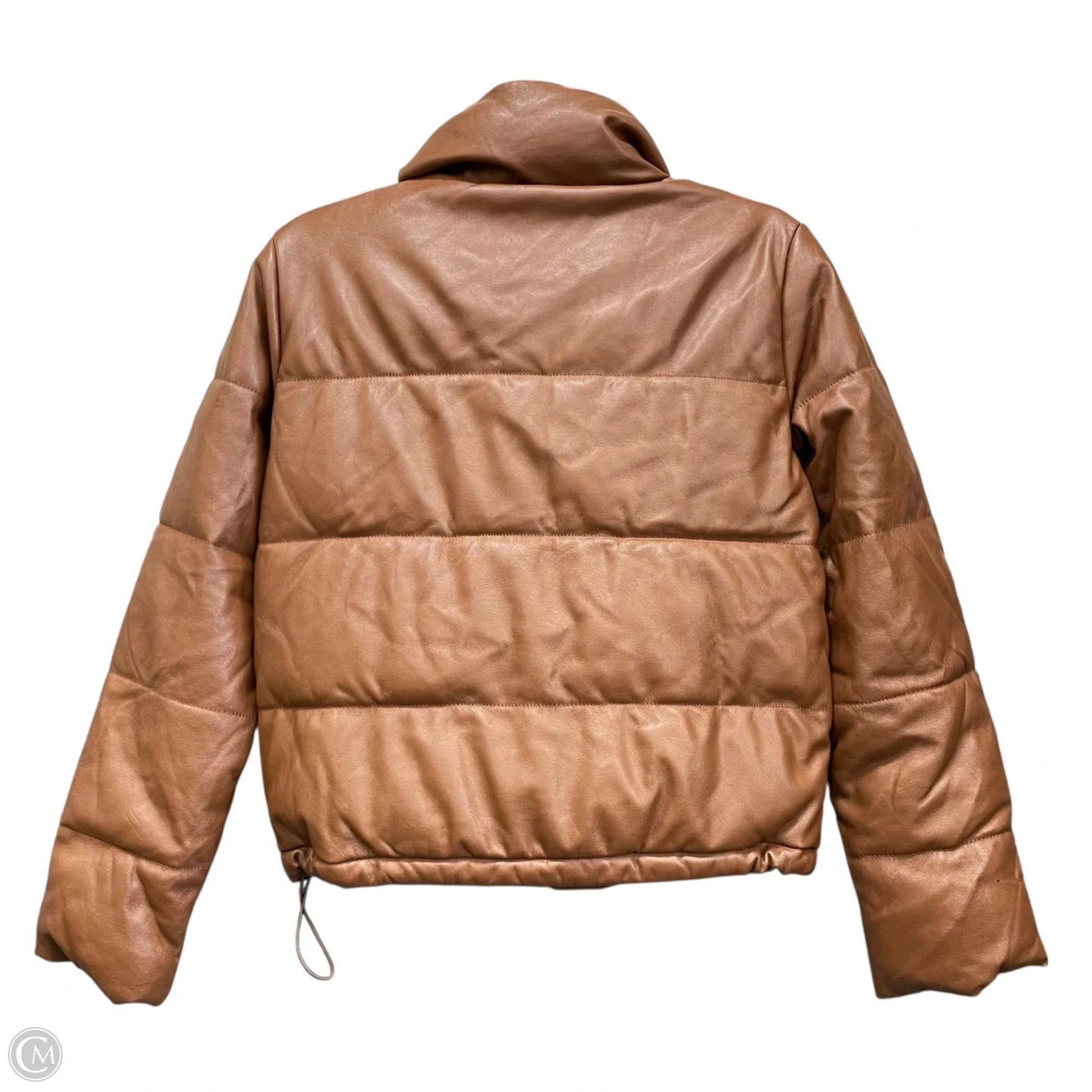 Jacket Puffer & Quilted By Hollister In Brown, Size: Xs