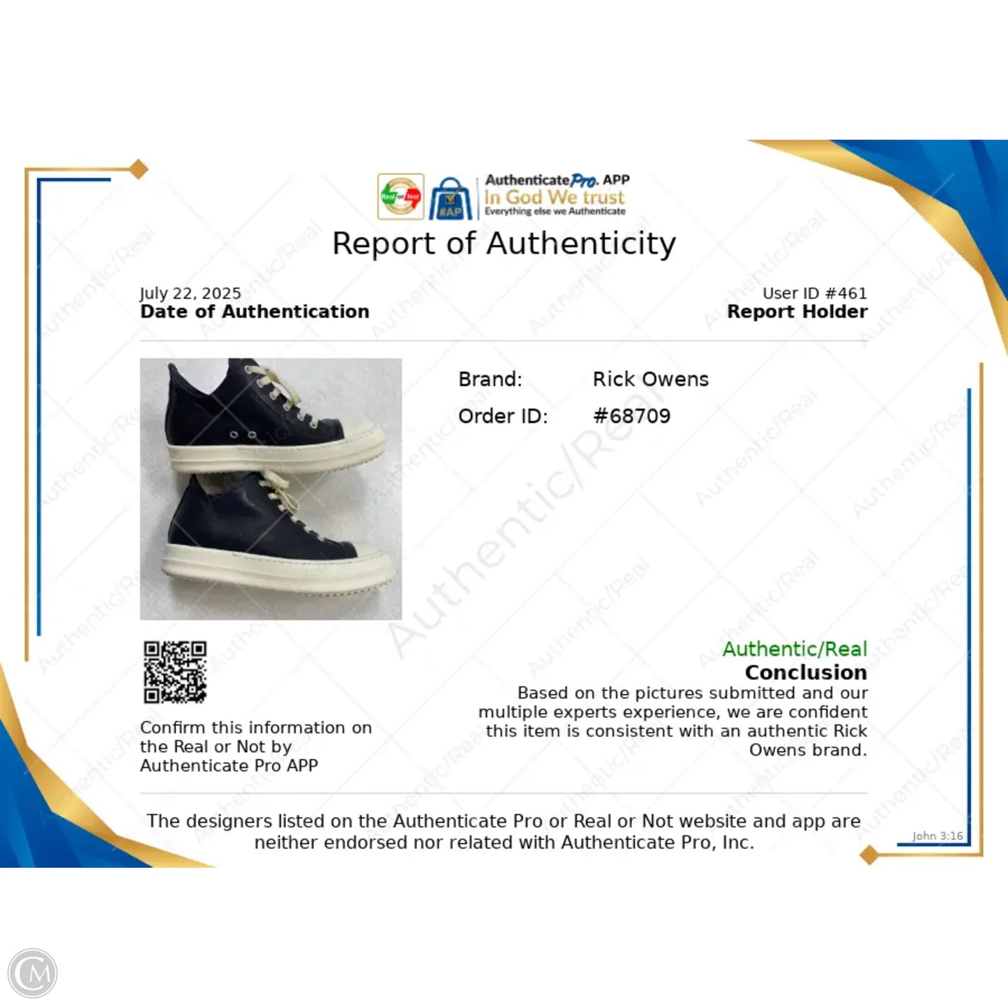 Shoes Sneakers Platform By Rick Owens In Black, Size: 8